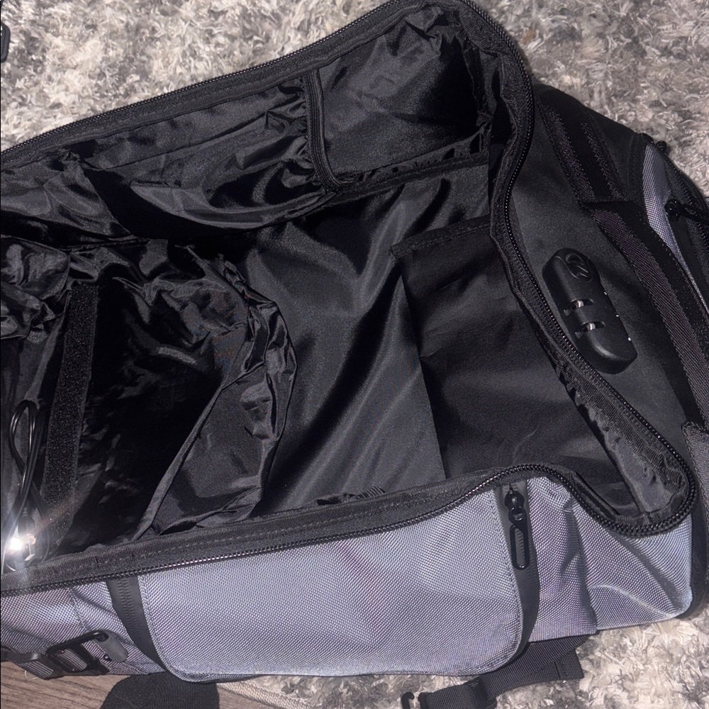 Gray Men's Backpack with Front Organizer Pockets - Picture 5 of 10